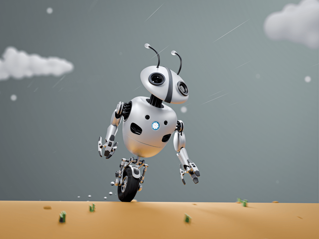 White ant robot